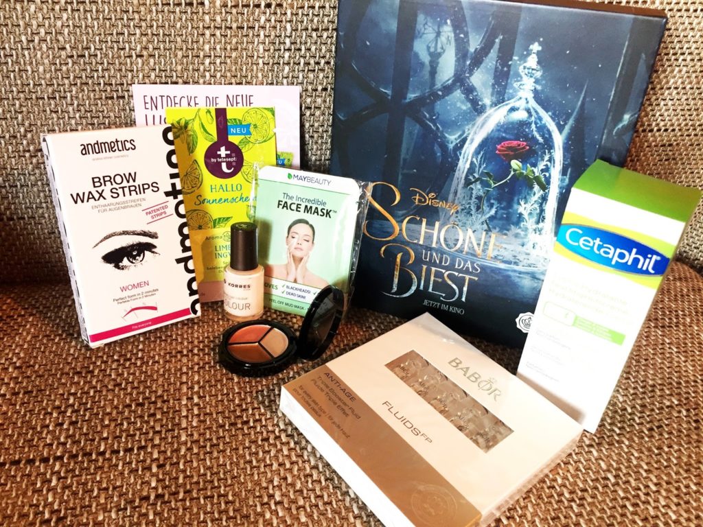 Glossybox März 2017 – Die Schöne und das Biest Edition