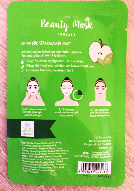 The Beauty Mask Company Tuchmasken