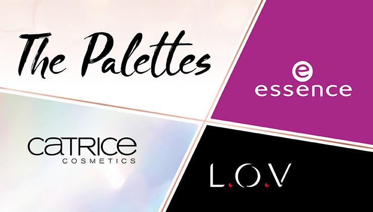 THE PALETTES von essence, Catrice und L.O.V