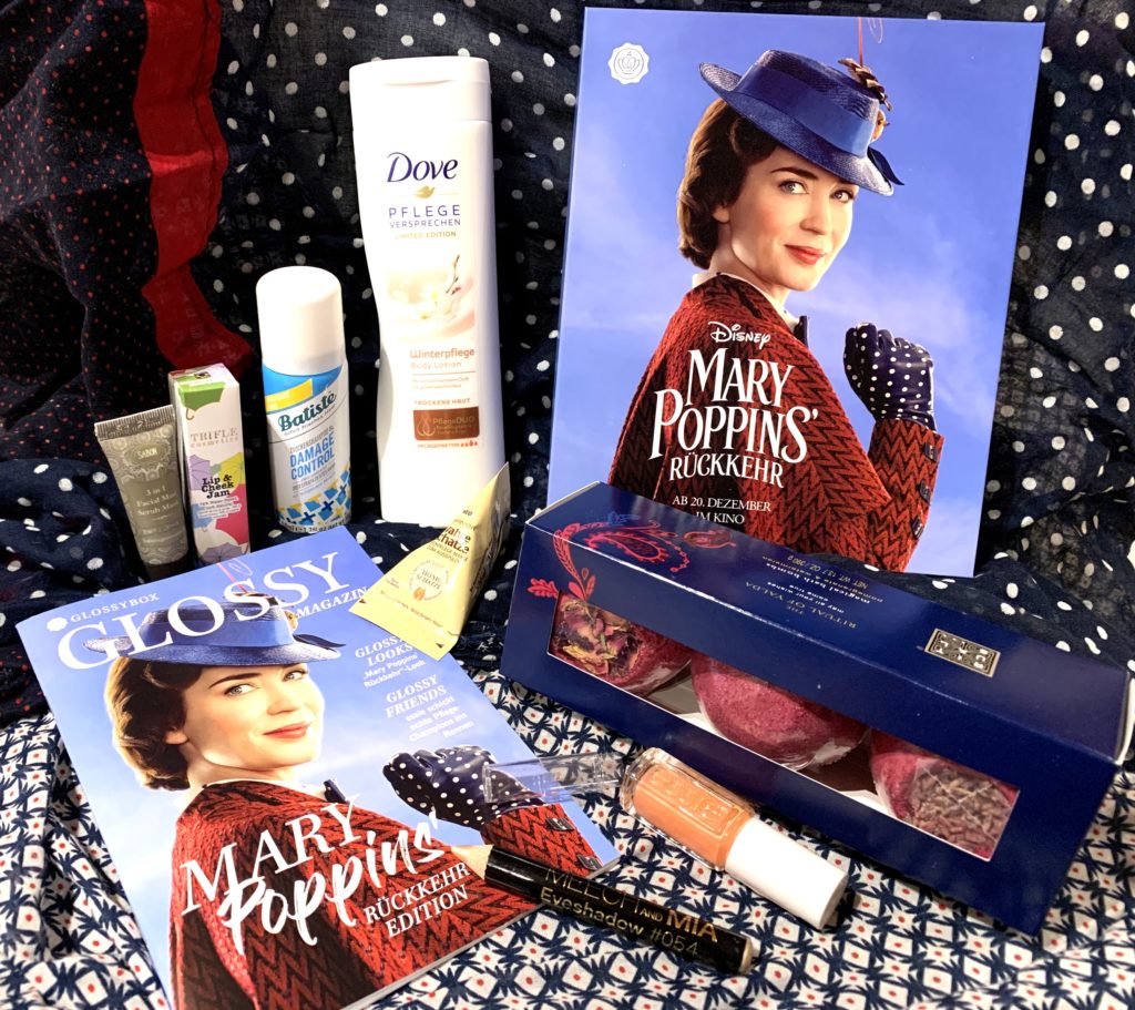 Glossybox Dezember 2018 – Die Marry Poppins‘ Rückkehr – Edition