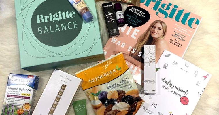 Unboxing – Meine Brigitte Box #1 – ‚Mehr Balance‘ im Januar 2019