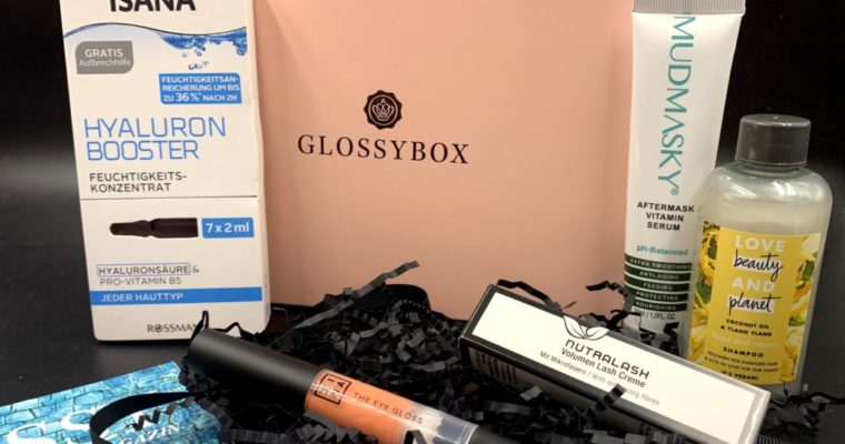 Glossybox Juli 2019 – #Stay hydrated Edition