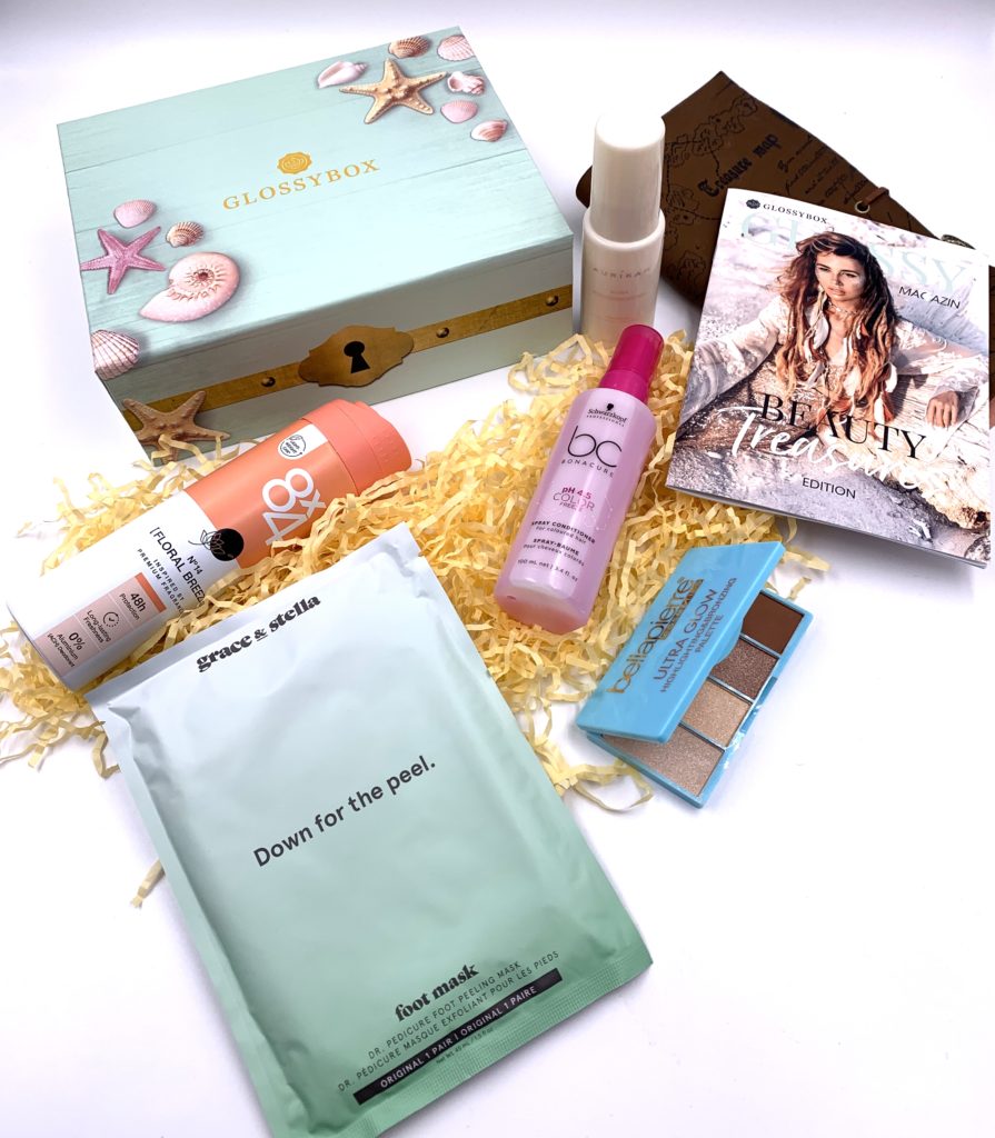 Glossybox Juli 2021 – Beauty Treasures Edition