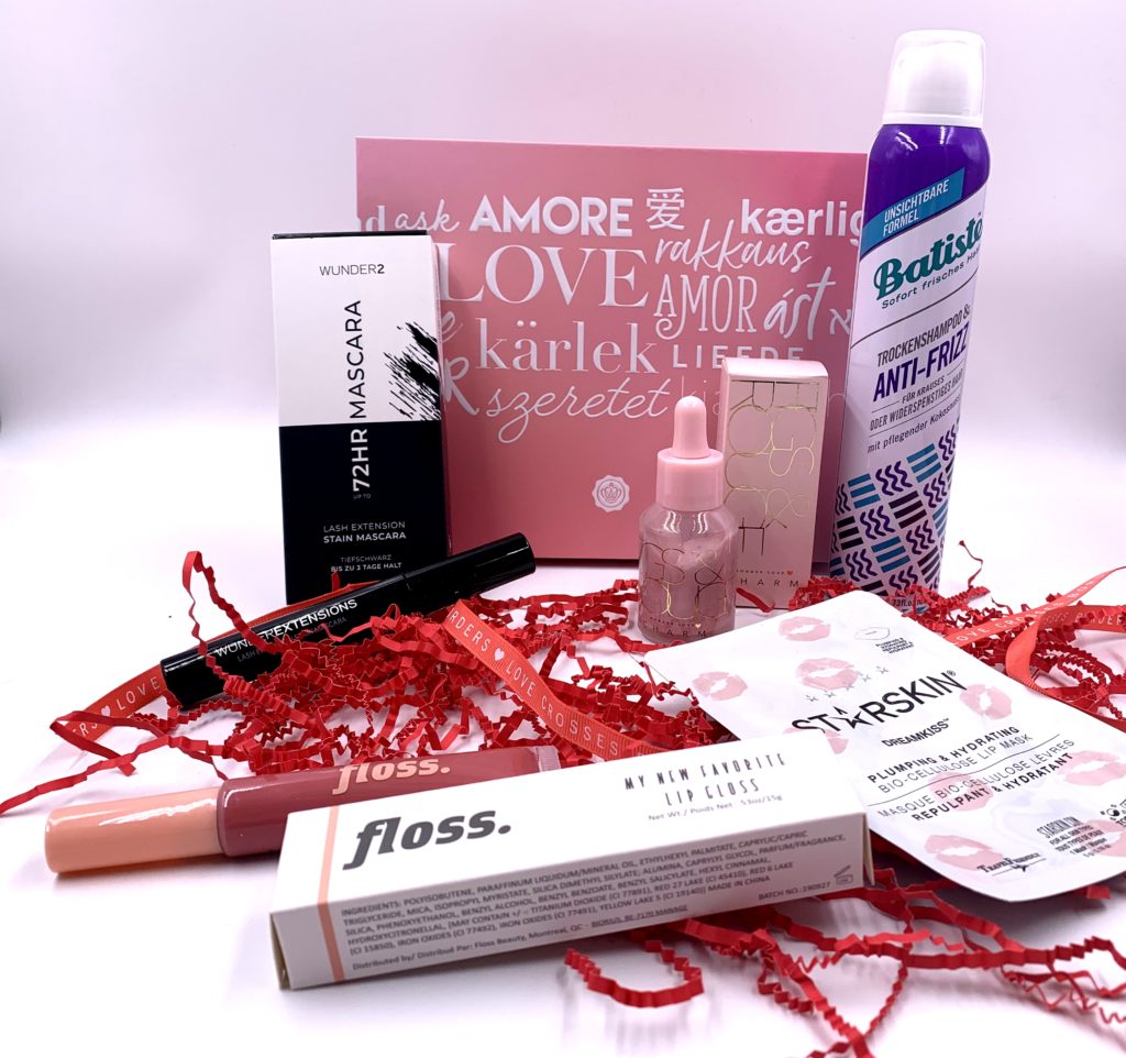 Glossybox Februar 2020 – LOVE CROSSES BORDERS EDITION