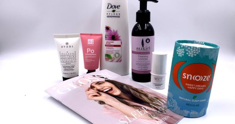 Glossybox Januar 2020 – Sleep and Refresh Edition