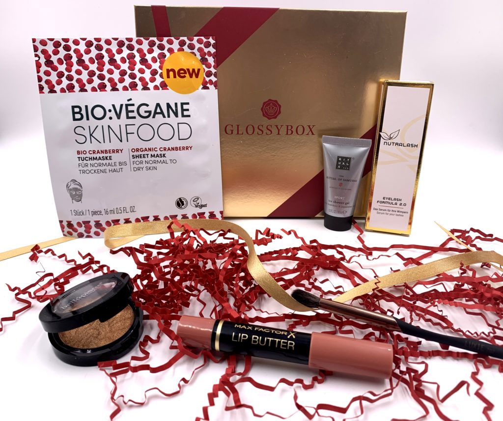 Glossybox November 2019 – Gold & Champagne Edition